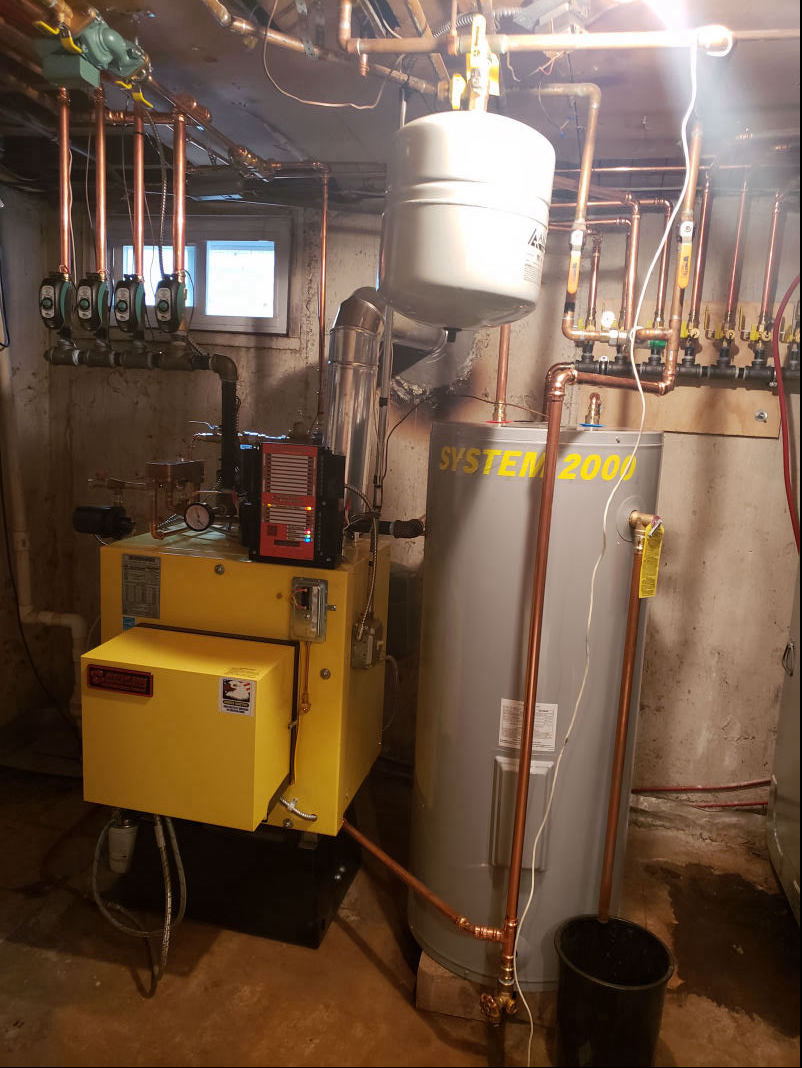 Energy Kinetics System 2000 boiler installation